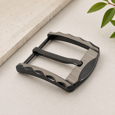 40mm Belt Buckle Zinc Alloy Single Pin Center Bar Fits 36-39mm Leather Belt