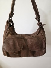 Borsa Blugirl Blumarine Pelle Marrone Spalla Hobo Bag Y2K Distressed