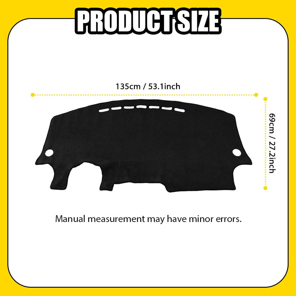 Cubierta de tablero de instrumentos para Volkswagen Beetle 1998-2010 alfombrilla alfombra almohadilla 1-6 piezas Foto 2 de 4