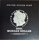 2021 US Mint CC Morgan Silver Dollar CARSON CITY Privy w/ OGP & COA 21XC