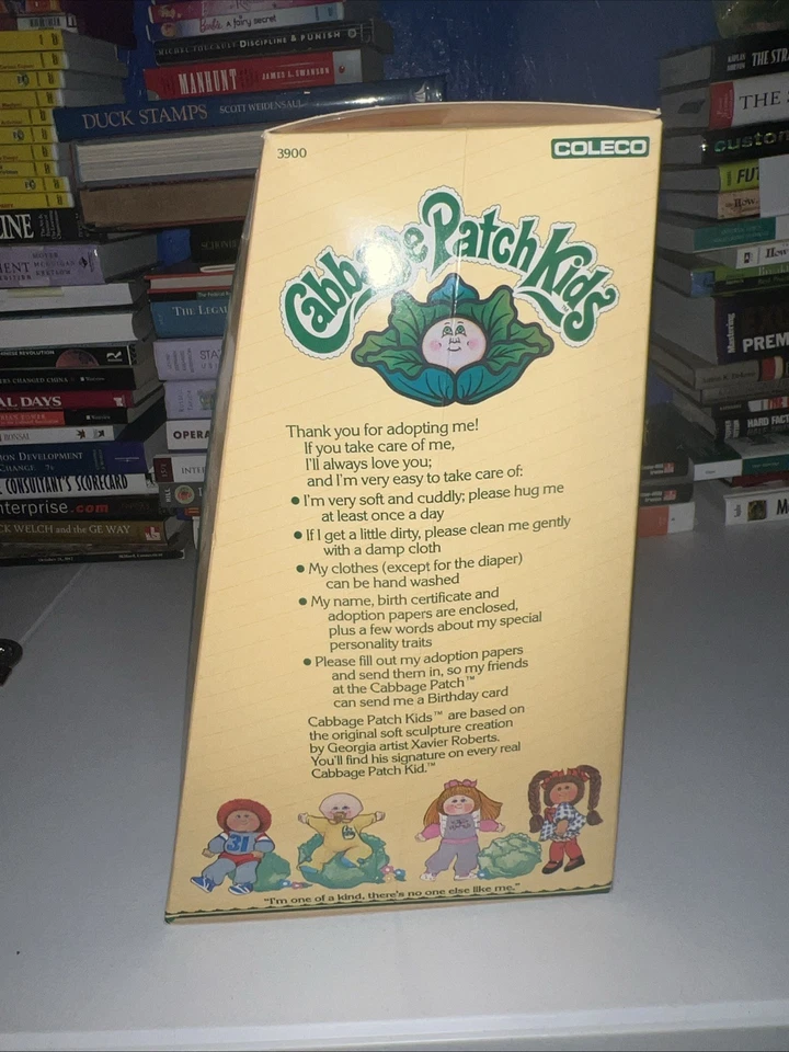 Nuevo Vintage The Original Cabbage Patch Niños Muñecas Cabello Rubio Ojos Azules Foto 3 de 4