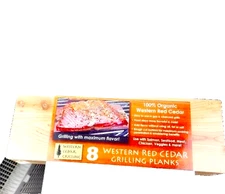 Western Cedar Grilling 8 Red Cedar Grilling Planks Organic NWT