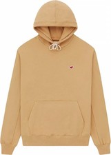 New Balance Made in The USA Core Hoodie  Mens Sz XS Womans S Tan French Terry