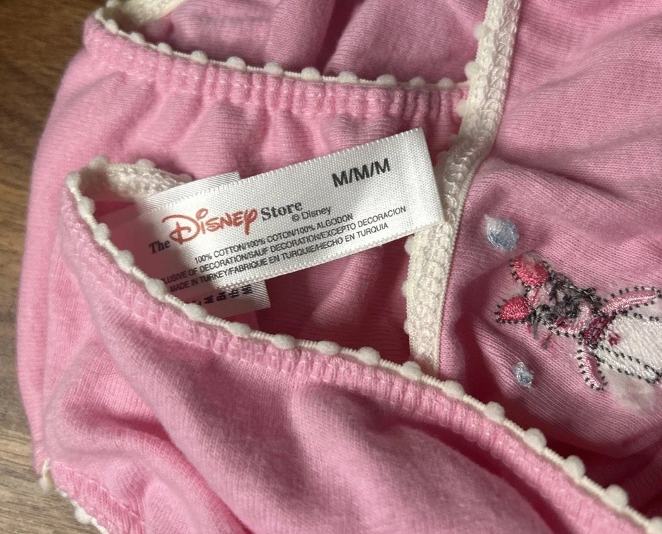Bragas De Colección Disney Store Winnie The Pooh Piglet Bordadas Algodón Corte Alto M Difíciles de Encontrar Foto 3 de 4