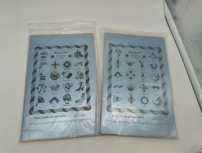 Kan Scan Memory Craft Scan'n Sew Scan Cards 2 Pack Art Deco & Victorian