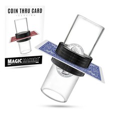 COIN THRU CARD - Magic  Party Tricks