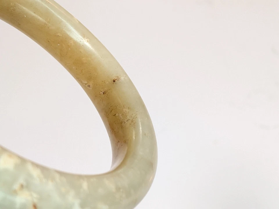 #0268: Brazalete de nefrita vintage Foto 4 de 4