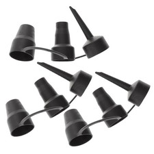 3 Sets Air Bed Pump Nozzles Plastic Dual-use Mattress Plug Replacement