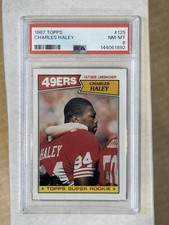 1987 Topps - Charles Haley #125 Rookie Card: Graded PSA 8 NM-MT