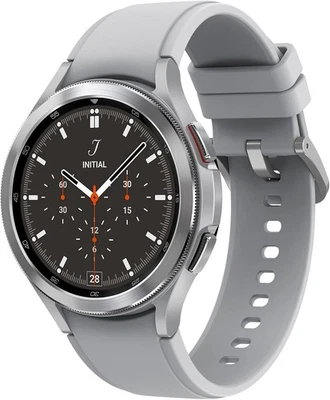 Samsung Galaxy Watch4 Classic – 42 mm | 4G (eSIM) | NEU & OVP | Silver Grey - Bild 1 von 4