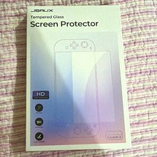 JSAUX HD 9H Clear Tempered Glass Screen Protector for Nintendo Switch 2