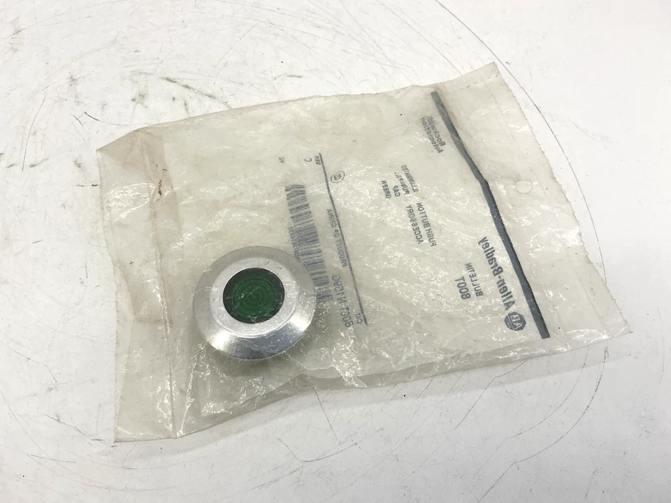 New Allen Bradley 800T-N159G Ser C Push Button Cap Illuminated Push-Pull Green - Image 3 of 4