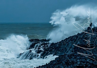 Wandbild ''Tropical Cyclone Danas'' Jeju Island, Südkorea A4 Druck