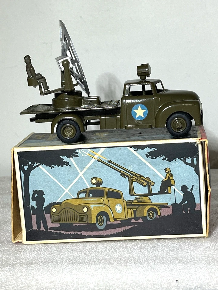 TEKNO 1:43 954 Army TRUCK RADAR Car Military 50s ORIGINAL MINT Boxed NICE - Image 3 of 4