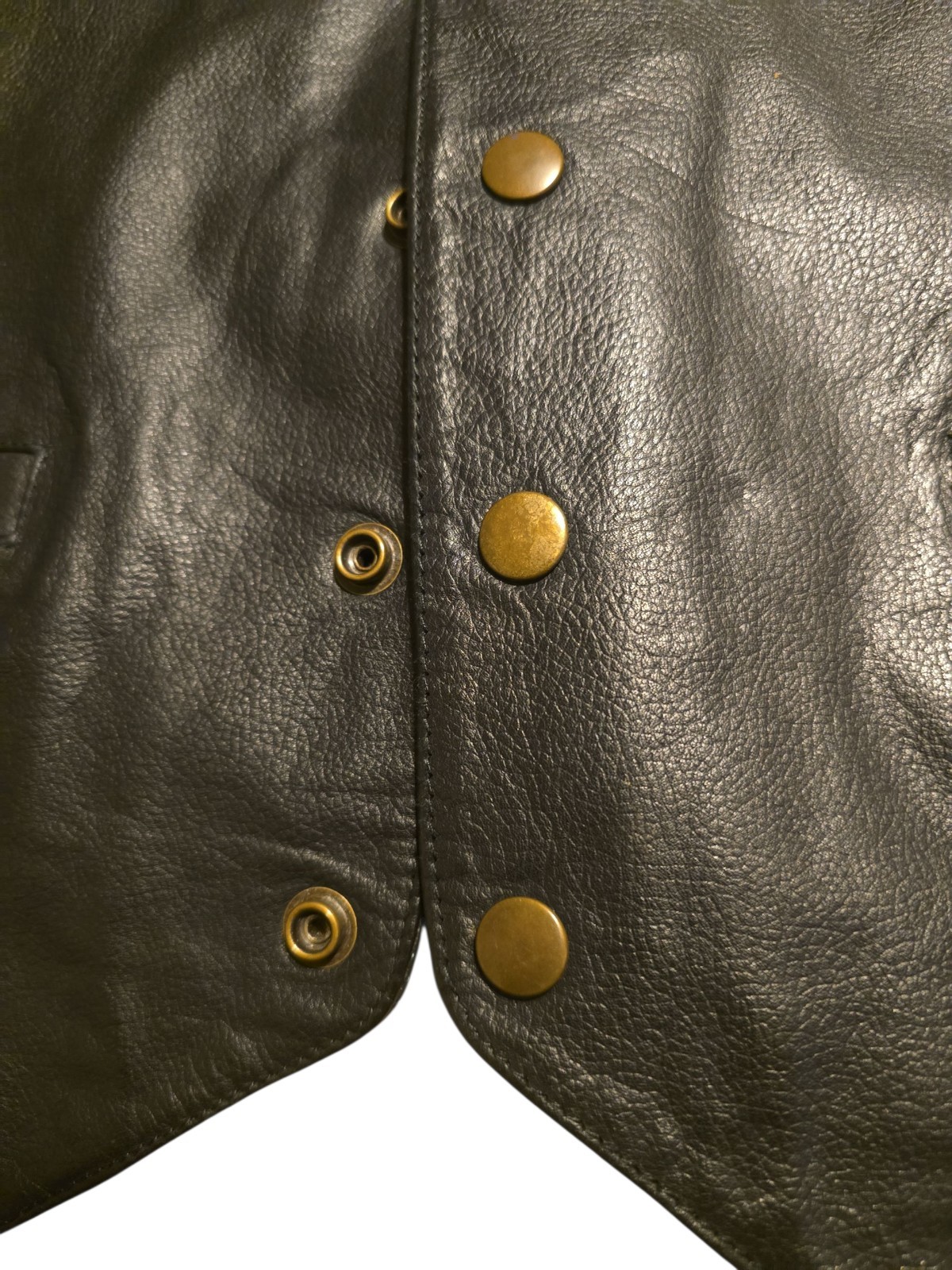Wilson's Leather Vest Snap Down Button  Pockets B… - image 2