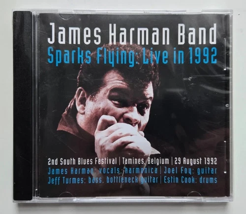 CD: James Harman Band - Sparks Flying : Live in 1992 - NEW & SEALED BLUES ROCK