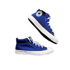 Converse Men's Chuck Taylor All Star Renew Street Mid Rush Blue/White