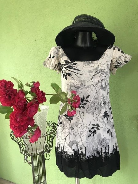 Women Karen Millen Dress Black Silk 34 #9SIV