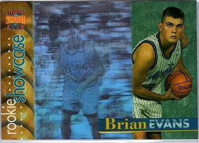 1996-97 Stadium Club #RS22 Brian Evans Member's Only Rookie Showcase