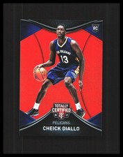 2016-17 Cheick Diallo Rookie Card Totally Certified Orange /60 #123 Pelicans