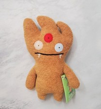 NWT UGLYDOLL TRAY 7  - Brown 2003 Plush - Ugly Doll Character Toy - Vintage