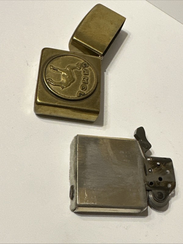 VINTAGE BRASS CAMEL ZIPPO LIGHTER 1932-1992