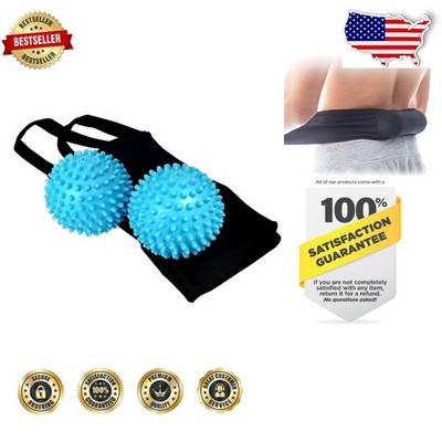 Vibrating Massage Spheres 3-Speed Deep Tissue Relief Strap Heat