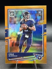 2020 Donruss Optic Orange #148 Cole McDonald /199 (RC)