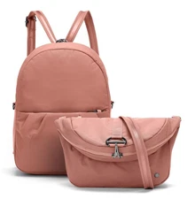 Women's Citysafe CX Anti Theft Convertible Backpack-Fits 11" Tablet, ECONYL Rose