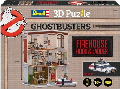 Revell 3D-Puzzle 00223 Ghostbusters - Offiziell Lizenzierte Feuerwache