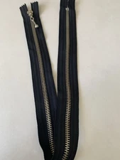 22 Inch Heavy Duty Zippers Silver Black See Pictures For Details And Measurement