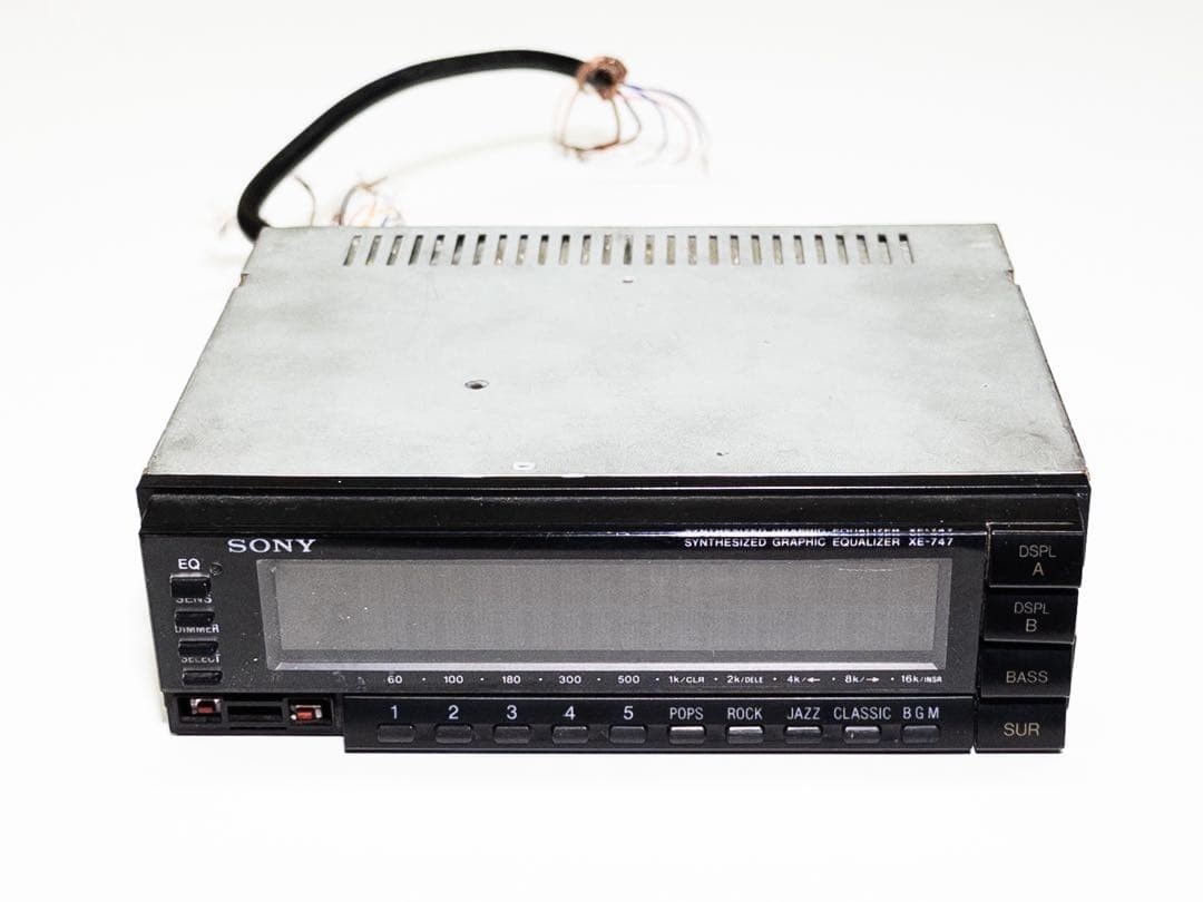 Sony XE-747 Graphic Equalizer Spectrum Analyzer Car Audio 90s