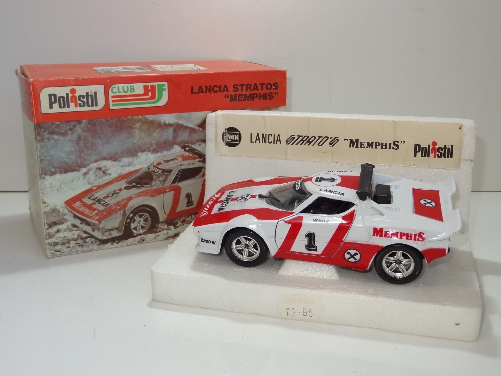419Z Polistil S36 Lancia Stratos #1 Rallye Monte Carlo 1977 – Échelle 1:25 – Occasion