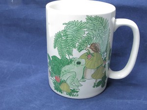 Vintage-Otagiri-Frog-in-Grass-Coffee-Mug-Made-in-Japan