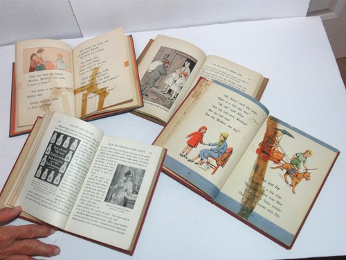 Lot 7 Vtg 1930s HC Readers Peter & Peggy Nan Ann Alice Jerry Outdoor Playhouse - Picture 16 of 16
