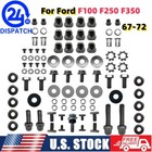 For 67-72 Ford F100 F250 F350 West Coast Jr.Mirror Deluxe Stainless Hardware Kit