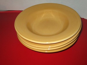 Dishes Pottery Barn Amber Yellow Sausalito Plate 10 1 4 China