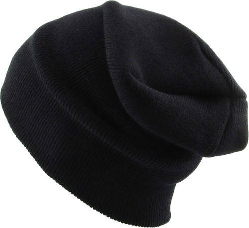 Hecho en EE. UU. - Gorro Grueso Skully Slouchy & Cuff Sombrero de Invierno Gorra de Esquí - Imagen 4 de 101
