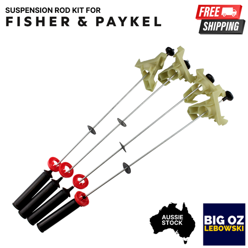 SUSPENSION ROD KIT FOR FISHER & PAYKEL 10KG WASHSMART WA1068G1 FREE