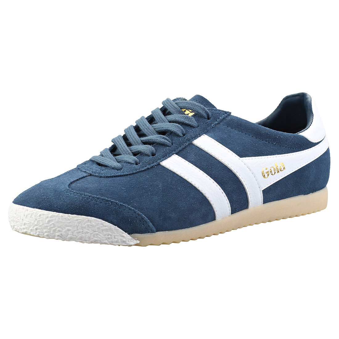 Gola Harrier 50 Suede señores azul blanco serraje & cortos de cuero-UE 41 Gola Harrier 50 Suede señores azul blanco serraje & cortos de cuero-UE 41