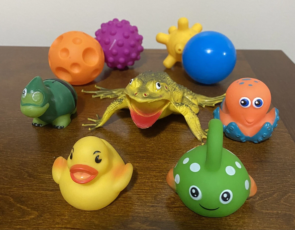Lot of Mini Rubber Bath Toys eBay