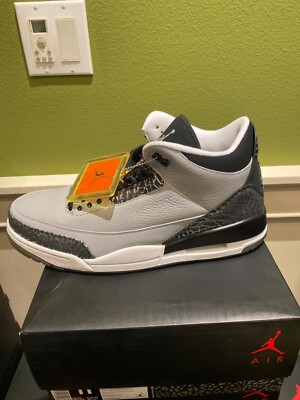 Size 11.5 - Air Jordan 3 Retro Wolf Grey for sale online | eBay display picture 1