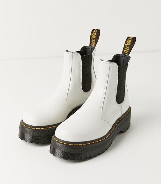 DR.MARTENS Platform Chelsea Boot White - NEW | eBay display picture 3