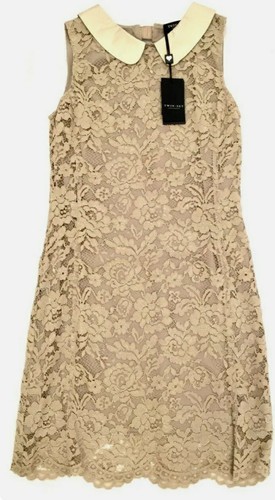 Vestito Twin Set simona barbieri con pizzo e pelle taglia XS | eBay
