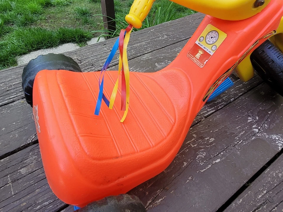 Triciclo de colección Marx Big Wheel Mini Hot Cycle Triciclo Paseo en Juguete 35 lb máximo Foto 4 de 4