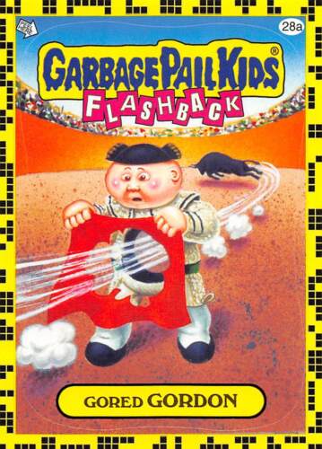 GARBAGE PAIL KIDS 2011 FLASHBACK SERIES 2 PICK-A-CARD YELLOW BASE STICKERS TOPPS - Picture 110 of 321