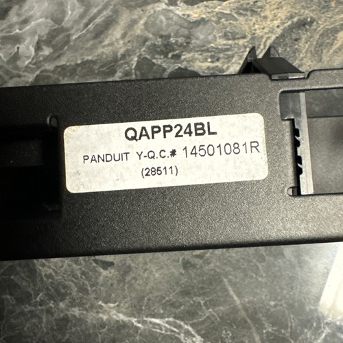 QAPP24BL Panduit QuickNet Angled Patch Panel 24 Port 1 RU Black Modular - Picture 9 of 19