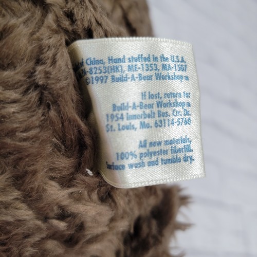 Build-A-Bear Workshop Vintage Founding Bear 2000 Brown Teddy Plush Original Doll - Picture 8 of 10