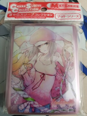 bakemonogatari card sleeves Monogatari Series Puku Puku Nadeko Sengoku Character 80CT – anikidesu 5色印刷(4色+白) マット仕様、日本製 スリーブ Hitagi Senjougahara Bakemonogatari Mat Series