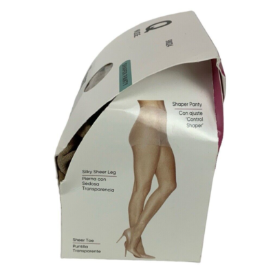 Leggs Silken Mist Pantyhose Queen Size Nude Beige Shaper Panty NEW